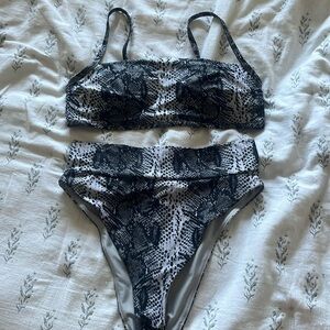 Aerie Snake Print Bikini